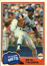 1981 Topps Baseball Cards      117     Pete Falcone
